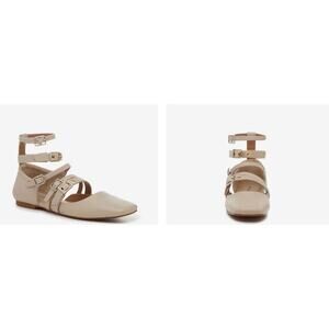 NWOT Free People Free People Hart Flat Beige Size 9.5 US